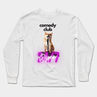 Comedy Club Shiba Inu Meme Light Long Sleeve T-Shirt